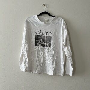 Long Sleeve Angel Sculpture Shirt